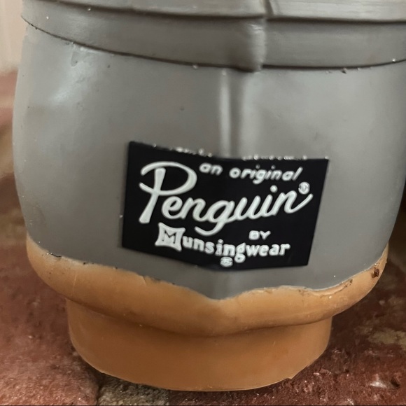 Original Penguin Girls' Addison Pink & Gray Duck Boots - Size US 7 UK 6.5 EU 40 - Picture 7 of 7